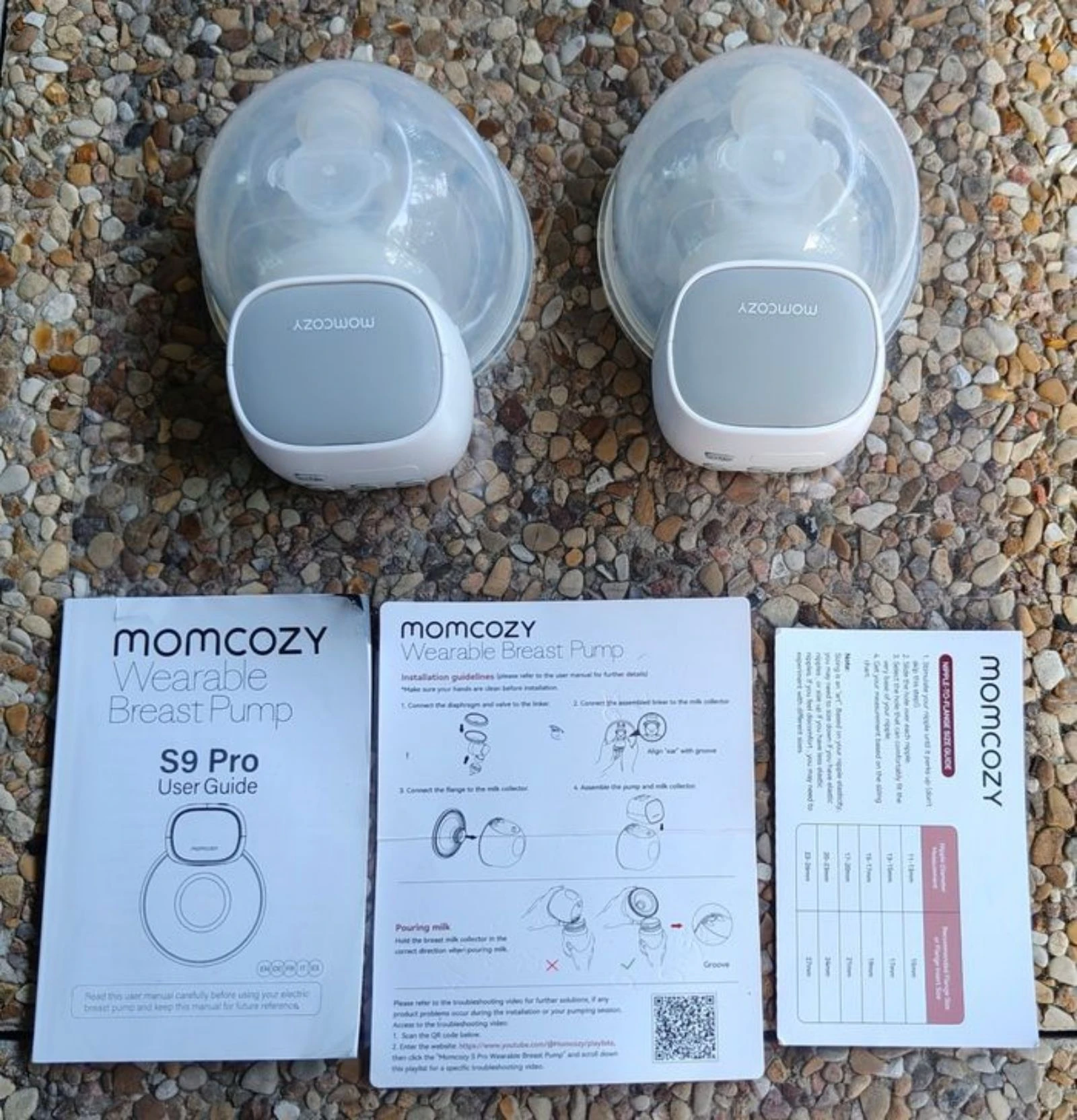 Bomba de leite elétrica mãos livres Momcozy S9 Pro dupla – photo 2